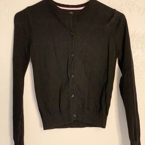 Children’s Place Black Button Up Sweater/Cardigan